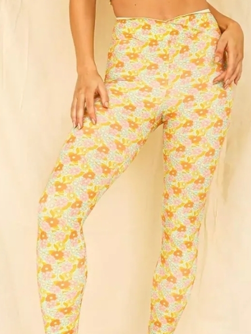 Dippin Daisys X Elizabeth Olwen  lustre leggings sunset grove Crossover Athletic